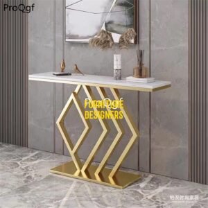 كونسول مدخل معدني ( وجه رخام )