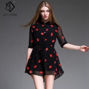 فستان شيفون صيفي