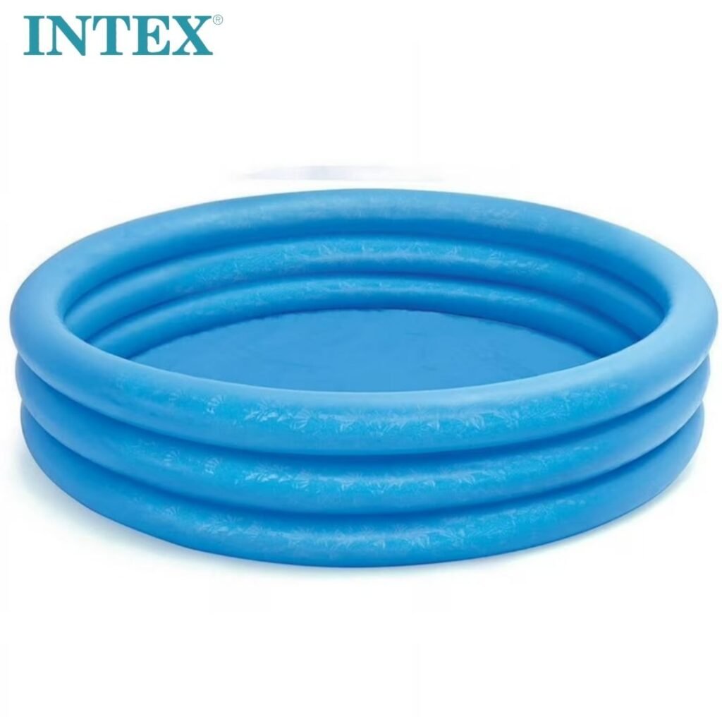 Blue Intex swimming pool