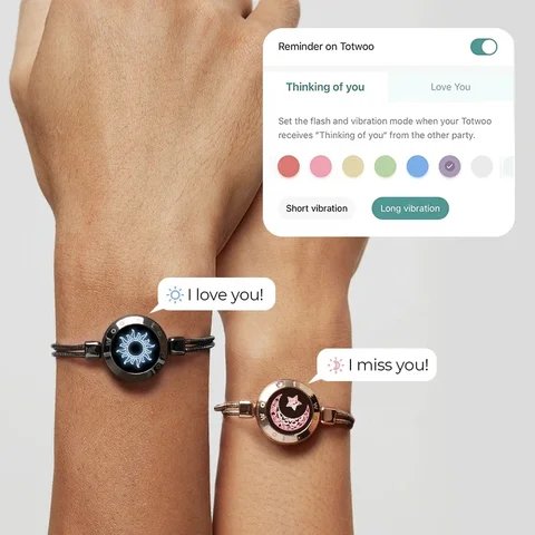 Amazoncom INOWL Long Distance Touch Bracelets Couple Bracelets Remote  Intelligent Matching Couple Bracelets Suitable for Long Distance Love  Girlfriend Boyfriend to Convey Love and Thoughts of the Jewelry  Clothing  Shoes 