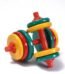 طقم دامبلز قابل للتعديل Adjustable rubber dumbbell set