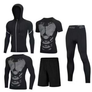 طقم ملابس للجيم sports wear unisex tight gym