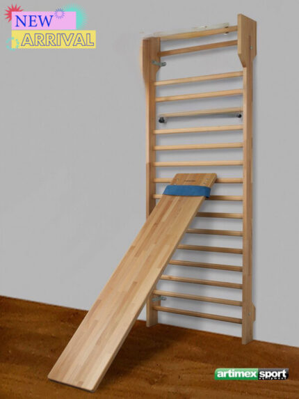 سلم تمارين حائط Wooden Swedish Ladder Wall Set