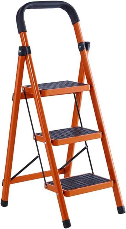 سلالم Household foldable 3 step steel ladder