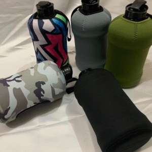 Water bottle with pocket