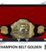 حزام بطولة UFC champion belt golden
