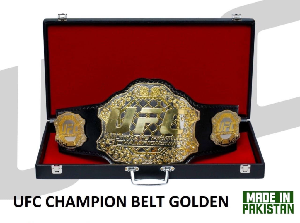 حزام بطولة UFC champion belt golden