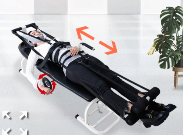 Disc table for spinal adjustment