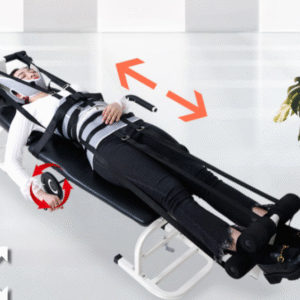 Disc table for spinal adjustment