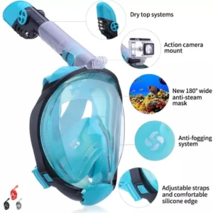 نظارة قناع كامل مع خرطوم