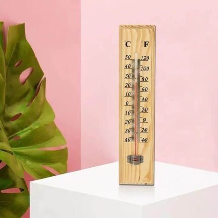 ميزان حرارة الجو Wooden Scale Thermometer