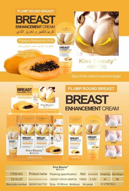 Breast enlargement and enhancement cream