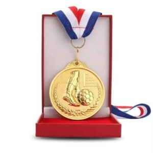 5cm gold foot medal