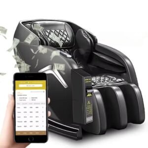 Coin operated massage chair