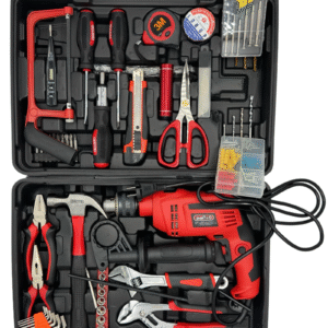 درل كهربائي مع عدد يدوية