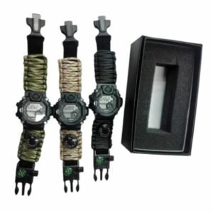 Multifunctional Military Style Wrist Watch
