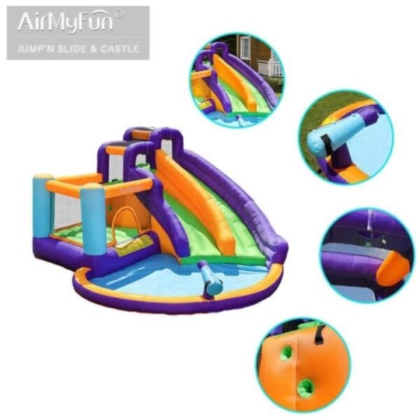Modern Inflatable Combo Bouncer Jumping Castle Bounce House and Water Slide With Blower