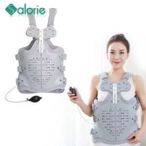 Inflatable and adjustable cotton chest support