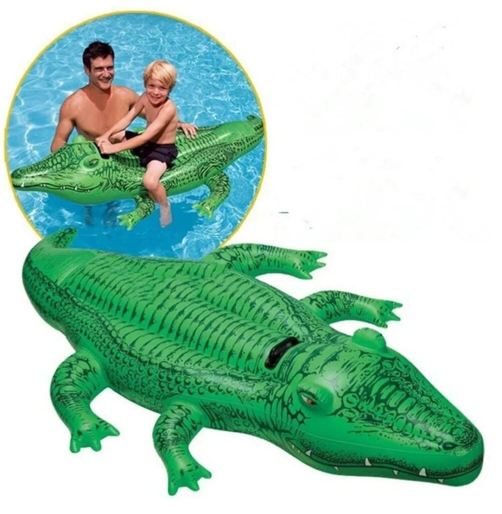 Crocodile swim ring
