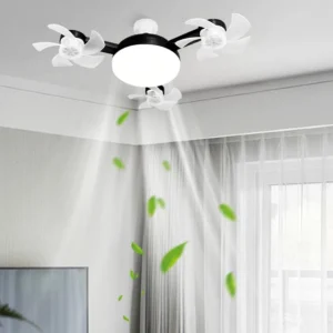 Modern ceiling fan with lamp