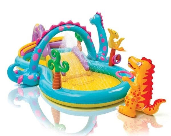 Inflatable garden water play pool