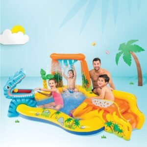 حوض ألعاب مائي قابل للنفخ على شكل ديناصور