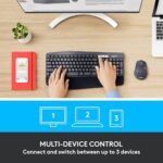⁦لوحة مفاتيح وماوس لاسلكيتان Logitech MK850 عالية الأداء⁩ - الصورة ⁦2⁩