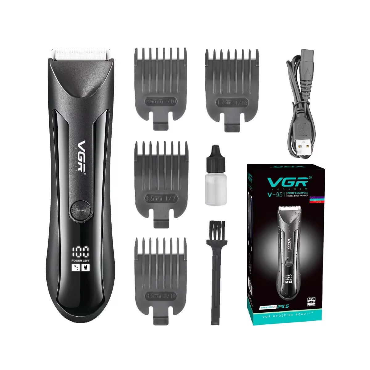 ماكينة حلاقة وتشذيب الجسم VGR V-951 VGR V-951 Body Shaver and Trimmer - Image 1