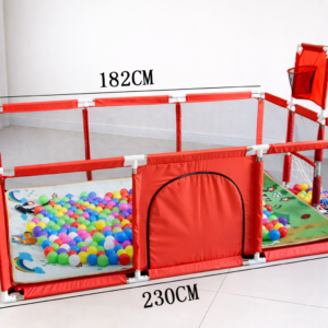 Ball pit and integrated children's playpen