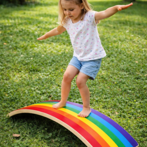 wooden balance board