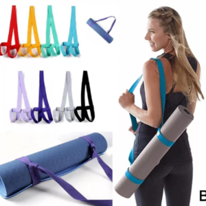 Elastic yoga mat holder