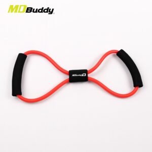 حبل المقاومة بشكل الرقم 8 بمقابض فوم MDBuddy