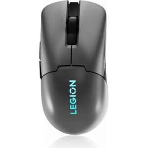 ماوس الألعاب اللاسلكي Lenovo Legion M600s RGB – 19000 نقطة في البوصة، 6 أزرار قابلة للبرمجة، عمر بطارية يصل إلى 70 ساعة، اتصال ثلاثي الأوضاع (2.4 جيجاهرتز، بلوتوث، سلكي)، (رمادي حديدي)