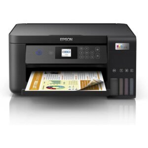 Epson EcoTank L4260 Home ink tank printer Double sided A4 Color 3 in 1 printer with Wi Fi Direct, Smart Panel Connectivity and LCD screen, Black, Compact<br/>