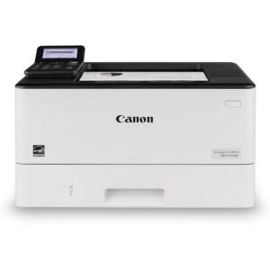 طابعة كانون i-SENSYS LBP246dw بدقة 1200 × 1200 نقطة في البوصة، مقاس A4 (أسود، جودة عادية، A4/US Letter)، سرعة طباعة 40 صفحة في الدقيقة، طباعة على الوجهين، تدعم الاتصال اللاسلكي والشبكي، شاشة عرض LED، واي فاي