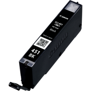 خرطوشة حبر كانون الأصلية السوداء CLI-451BK، تطبع حتى 495 صفحة A4