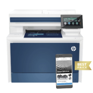 طابعة HP Color LaserJet Pro MFP 4303DW متعددة الوظائف، سرعة طباعة تصل إلى 35/33 صفحة في الدقيقة، طباعة بالأبيض والأسود والألوان، تدعم USB، إيثرنت، واي فاي، طباعة على الوجهين، طباعة ملونة على ورق A4 لاسلكيًا وعلى الوجهين، طابعة 4 في 1 (طباعة، نسخ، مسح ضوئي) - أسود
