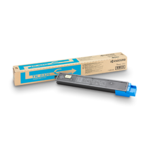 خرطوشة حبر كيوسيرا TK-8325C - سماوي - سعة عالية، 12000 صفحة، حبر طابعة أصلي ممتاز لطابعة TASKalfa 2551ci