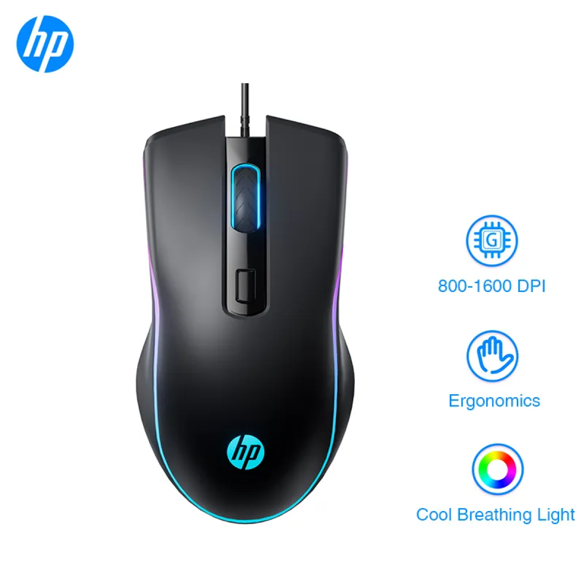 ماوس الألعاب السلكي البصري HP M200 ذو الأداء الأمثل، قابل للتعديل بدقة 800، 1200، 1600، و2400 نقطة في البوصة، مزود بـ 6 أزرار وكابل بطول 1.8 متر، مناسب للاستخدام المكتبي والألعاب وأجهزة الكمبيوتر المحمولة. ماوس الألعاب السلكي البصري HP M200 ذو الأداء الأمثل، قابل للتعديل بدقة 800، 1200، 1600، و2400 نقطة في البوصة، مزود بـ 6 أزرار وكابل بطول 1.8 متر، مناسب للاستخدام المكتبي والألعاب وأجهزة الكمبيوتر المحمولة. - الصورة 1