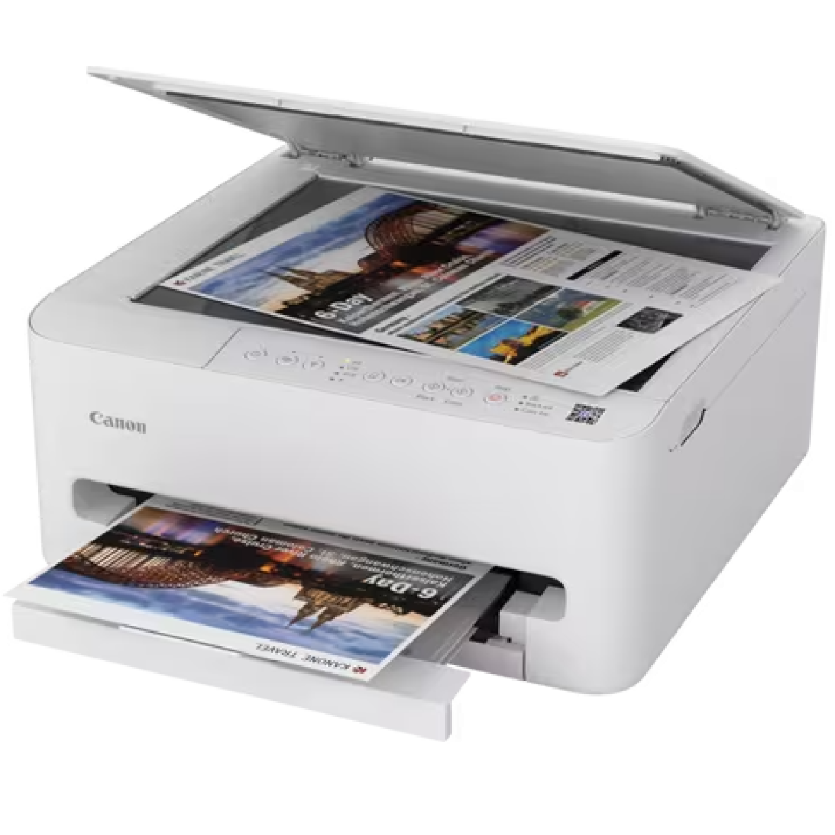 طابعة كانون بيكسما TS4140i - طابعة متعددة الوظائف لاسلكية تعمل بتقنية نفث الحبر، بدقة 1200×1200 نقطة في البوصة، طباعة على الوجهين تلقائية، خرطوشتا حبر، ماسح ضوئي مسطح، تدعم الطباعة من الأجهزة المحمولة طابعة كانون بيكسما TS4140i - طابعة متعددة الوظائف لاسلكية تعمل بتقنية نفث الحبر، بدقة 1200×1200 نقطة في البوصة، طباعة على الوجهين تلقائية، خرطوشتا حبر، ماسح ضوئي مسطح، تدعم الطباعة من الأجهزة المحمولة - الصورة 1