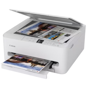 طابعة كانون بيكسما TS6540i اللاسلكية متعددة الوظائف بتقنية نفث الحبر، بدقة 1200×1200 نقطة في البوصة، طباعة على الوجهين تلقائية، شاشة OLED مقاس 1.42 بوصة، طباعة من الأجهزة المحمولة، طباعة صور بدون حواف