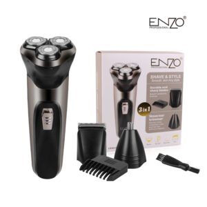 ماكينة الحلاقة والتنعيم الرجالية إنزو بروفيشينال (ENZO Professional 3 in 1) المتعددة الاستخدامات