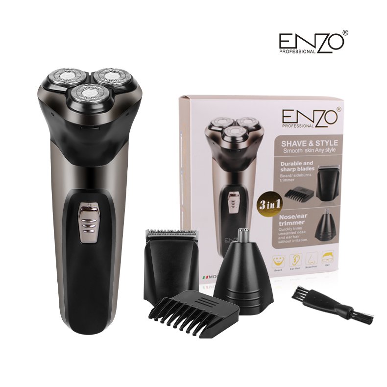 ماكينة الحلاقة والتنعيم الرجالية إنزو بروفيشينال (ENZO Professional 3 in 1) المتعددة الاستخدامات ماكينة الحلاقة والتنعيم الرجالية إنزو بروفيشينال (ENZO Professional 3 in 1) المتعددة الاستخدامات - Image 1