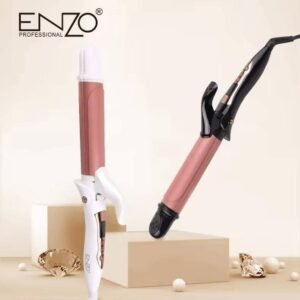 مكواة وفير تجعيد وتمليس الشعر 2 في 1 من  ENZO Professional