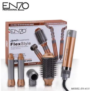 مصفف ومجفف الشعر المتكامل ENZO Professional FlexStyle