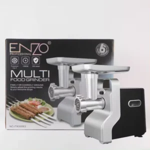 مفرمة لحم كهربائية متعددة الوظائف من ماركة ENZO Professional
