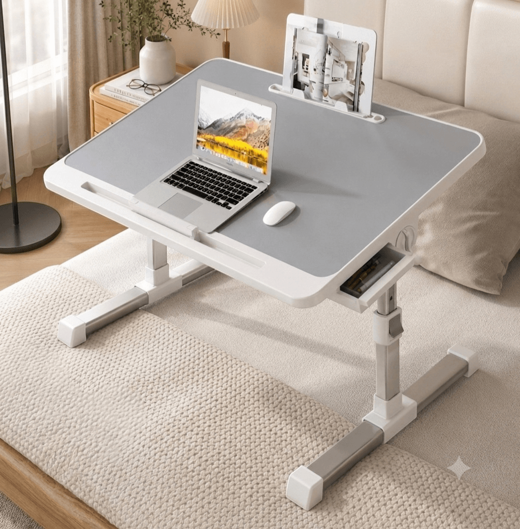 Versatile adjustable laptop table for bed and sofa Versatile adjustable laptop table for bed and sofa - Image 1