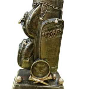 مجسم تذكاري كلاسيكي - حقيبة مضارب الجولف (Golf Trophy)