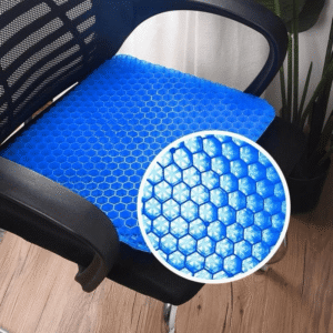Honeycomb gel seat cushion for comfort and breathability