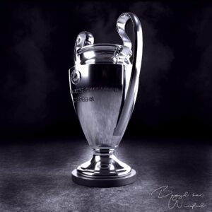 مجسم كأس دوري أبطال أوروبا بحجم كبير (77 سم)